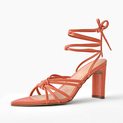 TACONES ASTURIAS MANDARINA
