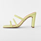TACONES MARU VERDE MANZANA (PRODUCTO SIN POSIBILIDAD DE CAMBIO)