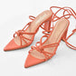 TACONES ASTURIAS MANDARINA