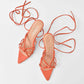TACONES ASTURIAS MANDARINA