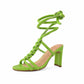 TACONES ATENEA VERDE LIMA (PRODUCTO SIN POSIBILIDAD DE CAMBIO)