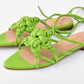 SANDALIA MALKA VERDE LIMA (PRODUCTO SIN POSIBILIDAD DE CAMBIO)
