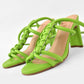 TACONES ATENEA VERDE LIMA (PRODUCTO SIN POSIBILIDAD DE CAMBIO)