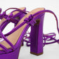 TACONES COTTA MORADO METALIZADO (PRODUCTO SIN POSIBILIDAD DE CAMBIO)