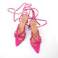 TACONES ASTURIAS FUCSIA METALIZADO
