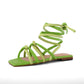 SANDALIA TITI VERDE LIMA X VERDE MANZANA (PRODUCTO SIN POSIBILIDAD DE CAMBIO)